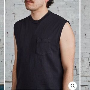 John Elliot COTTON rodeo sleeveless t-shirt in black EUC. washed 3x worn 2x.